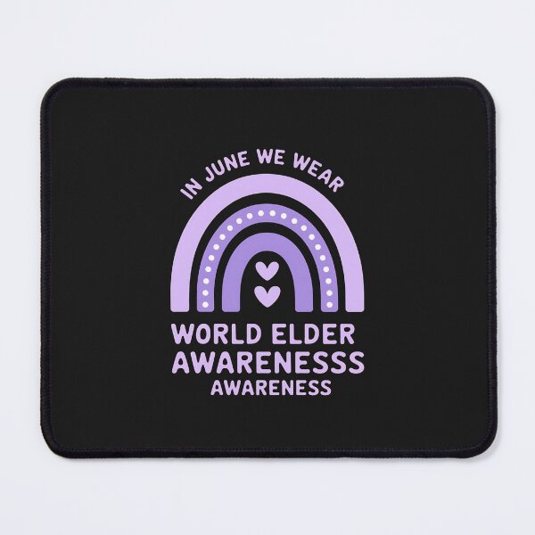 Item preview, Rainbow Awareness In June We Wear Purple World Elder Abuse designed and sold by JessicaWalshdf.