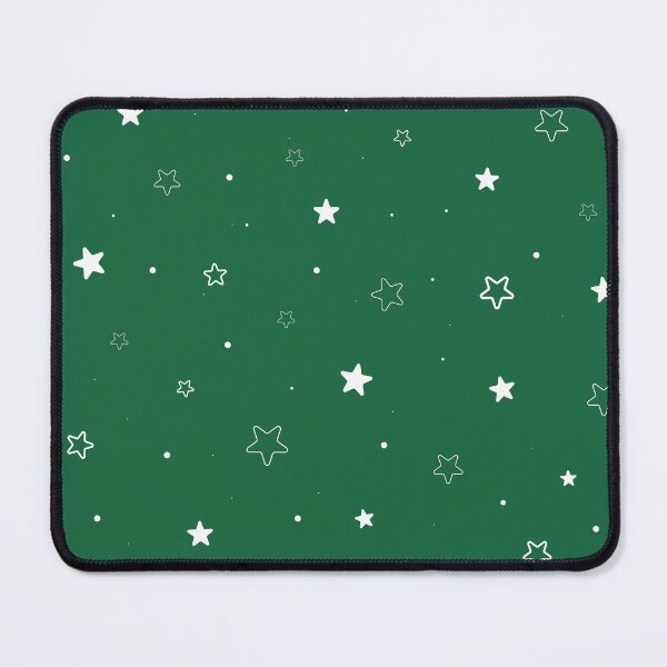 Item preview, Stars Pattern - Green Background Christmas designed and sold by Crealice.