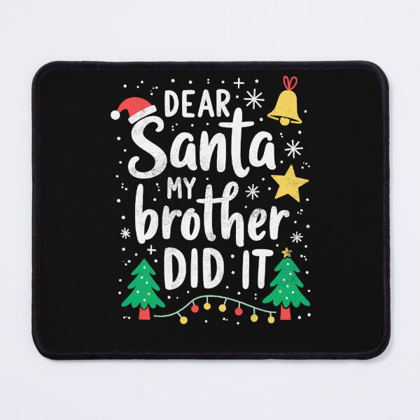 Item preview, Did Funny It Vintage My Retro Holiday Santa Dear Christmas Brother designed and sold by MediarMedic.