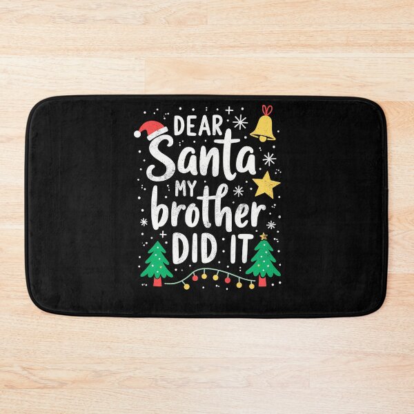 Item preview, Did Funny It Vintage My Retro Holiday Santa Dear Christmas Brother designed and sold by MediarMedic.