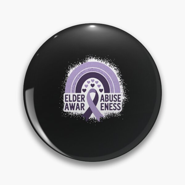 Item preview, Rainbow Heart Ribbon Elder Abuse Awareness designed and sold by JessicaWalshdf.