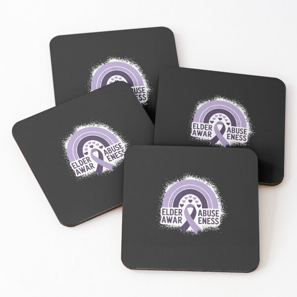 Item preview, Rainbow Heart Ribbon Elder Abuse Awareness designed and sold by JessicaWalshdf.