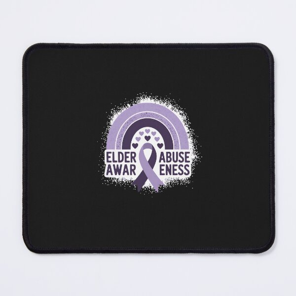 Item preview, Rainbow Heart Ribbon Elder Abuse Awareness designed and sold by JessicaWalshdf.
