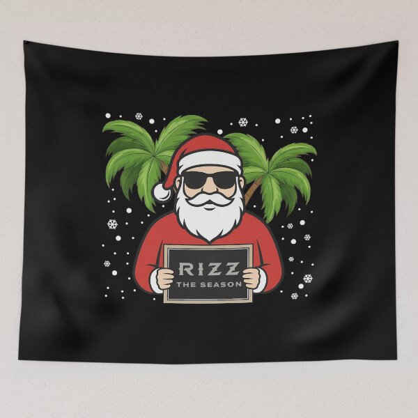 Item preview, Rizz The Season Cool Santa Tee designed and sold by LarryMBrown.