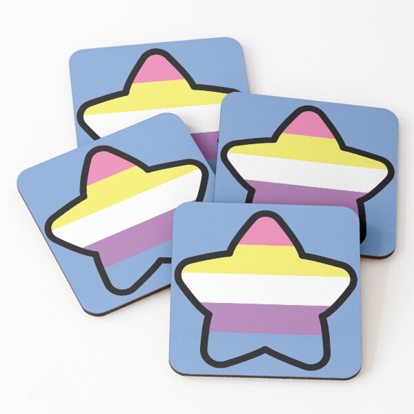 Item preview, Bigender Flag Star designed and sold by deadbeatprince-typography.