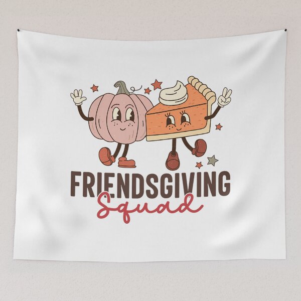 Item preview, Squad Friendsgiving Humor Friends Thankful 90s Turkey Party designed and sold by Daleburuling.