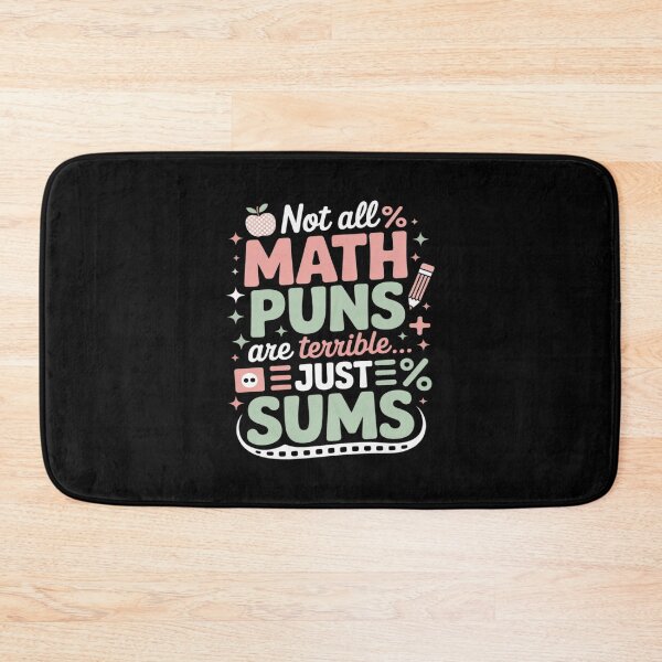Item preview, Not All Math Puns Are Terrible Just Sums Teacher designed and sold by LittleDame.