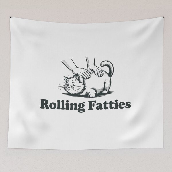 Item preview, Rolling Fatties Cat Lover designed and sold by Elenasriveras.
