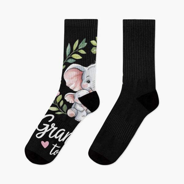 Item preview, Grandma To Be Elephant Baby Shower Floral  designed and sold by RoyTill0Art.