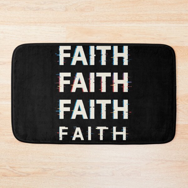 Item preview, FAITH Glitch Art Christian Sticker – Retro Digital Jesus Design designed and sold by astersgraphics.