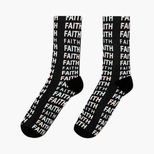 Item preview, FAITH Glitch Art Christian Sticker – Retro Digital Jesus Design designed and sold by astersgraphics.