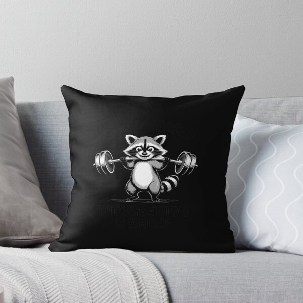 Item preview, Not Diagnosed But Something Is Wrong Funny Raccoon Gym designed and sold by LittleDame.