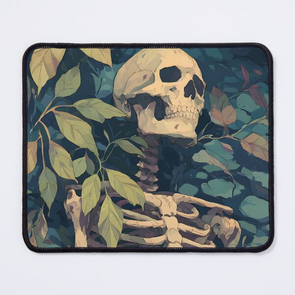 Item preview, Botanical Bones and Leaves Skull designed and sold by bapupa.