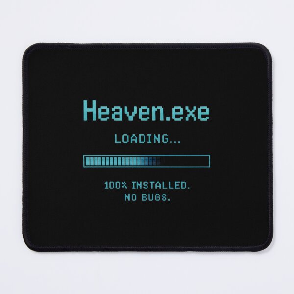 Item preview, Heaven.exe Loading Christian Retro Pixel Art – Funny Faith Tech Sticker designed and sold by astersgraphics.