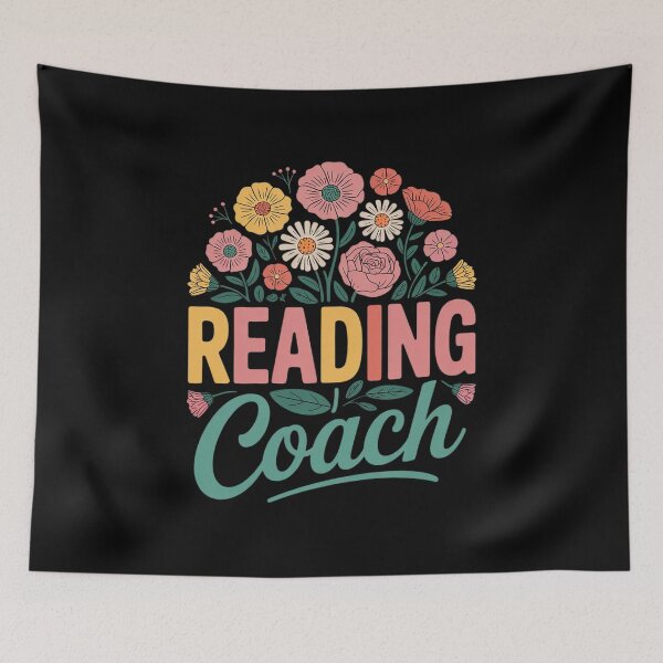 Item preview, Groovy Wildflower Reading Coach  designed and sold by RuthGAArt.