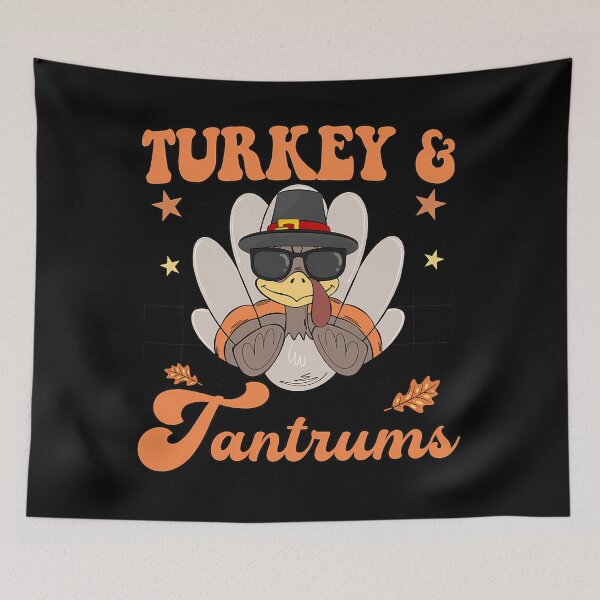 Item preview, 80s Squad Fall Happy Trot Cute Thanksgiving Gobble designed and sold by CalvinVanAuken.