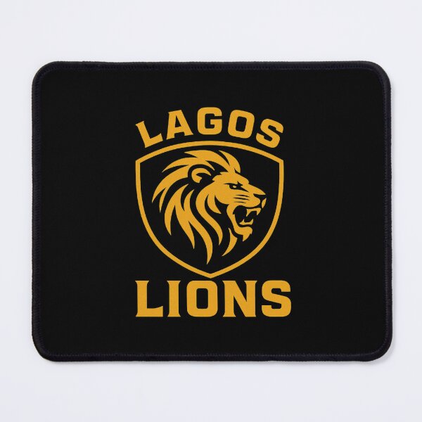 Item preview, Lagos Lions – Bold Gold Lion Crest Sports Logo Design designed and sold by astersgraphics.