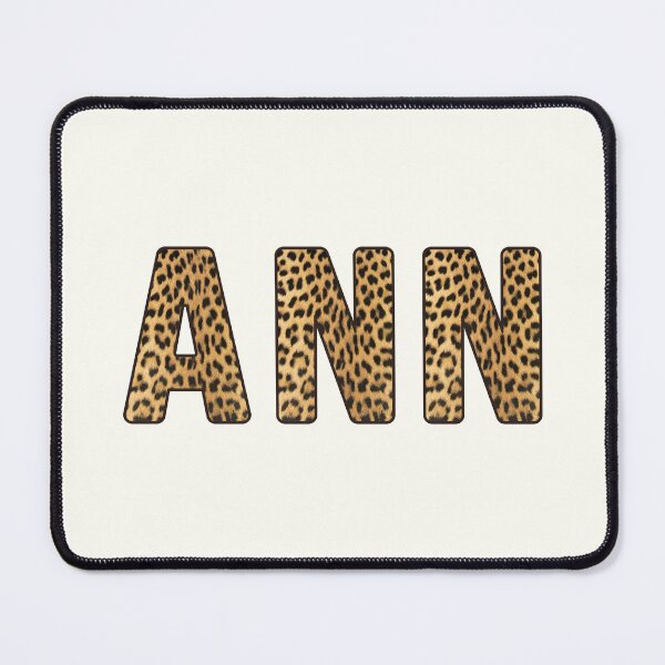 Item preview, Ann Name Leopard Print designed and sold by Jeallan Designs.