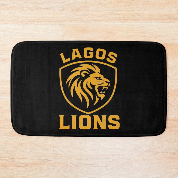 Item preview, Lagos Lions – Bold Gold Lion Crest Sports Logo Design designed and sold by astersgraphics.