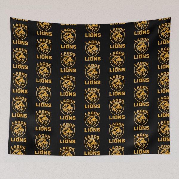 Item preview, Lagos Lions – Bold Gold Lion Crest Sports Logo Design designed and sold by astersgraphics.