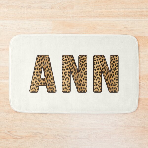 Item preview, Ann Name Leopard Print designed and sold by Jeallan Designs.