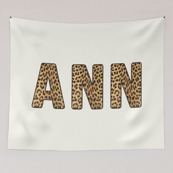 Item preview, Ann Name Leopard Print designed and sold by Jeallan Designs.