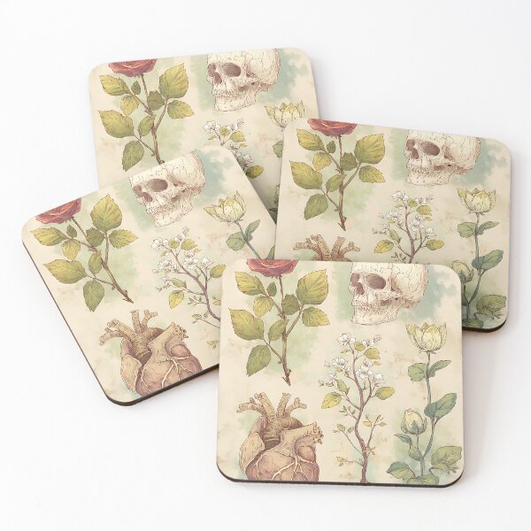 Item preview, Bones and Flowers Floral designed and sold by bapupa.