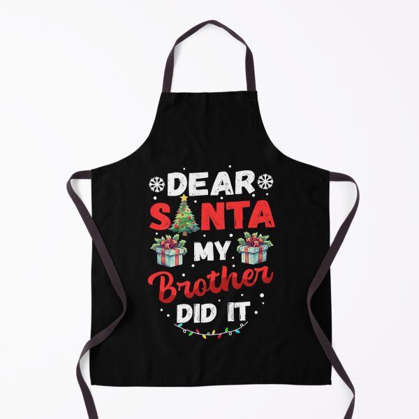Item preview, My Funny Holiday Santa Christmas Vintage Dear Retro Brother Did It designed and sold by MediarMedic.