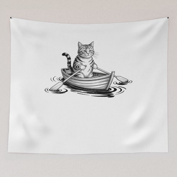 Item preview, Rowing Cat Kitten Lover designed and sold by Elenasriveras.