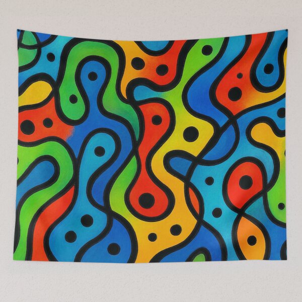 Item preview, Organic color lines dance rhythmically designed and sold by Sigtrix.
