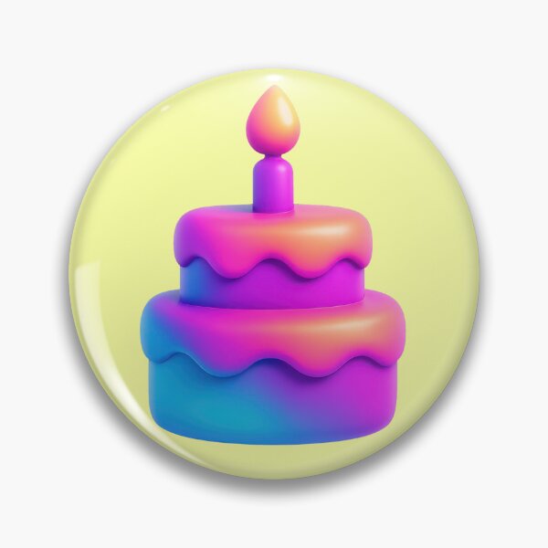 Item preview, delicious cake in neon colors designed and sold by Mauswohn.