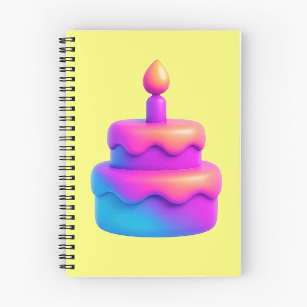Item preview, delicious cake in neon colors designed and sold by Mauswohn.