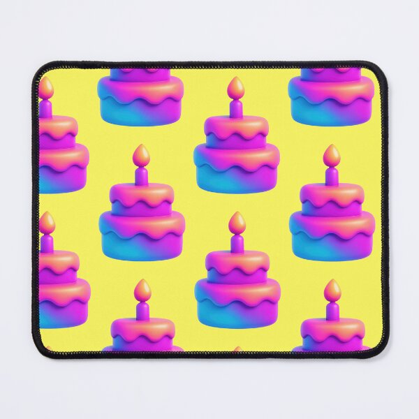 Item preview, delicious cake in neon colors designed and sold by Mauswohn.