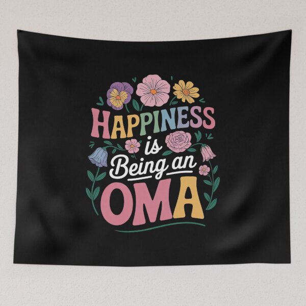 Item preview, Happiness is Being an Oma Floral Oma Mother's Day  designed and sold by RuthGAArt.