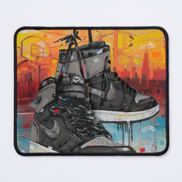 Item preview, Air Jordan 1 Shadow 1.0 powerlines artwork designed and sold by GalleryKauffeld.