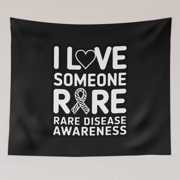 Item preview, Rare Disease Awareness - I Love Someone Rare Zebra Ribbon designed and sold by JessicaWalshdf.