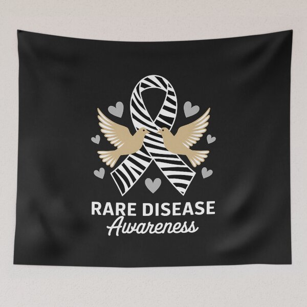 Item preview, Rare Disease Awareness Cotton Black Kids Unisex designed and sold by JessicaWalshdf.
