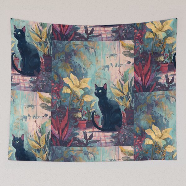 Item preview, Botanical Cats and Botany Garden designed and sold by bapupa.