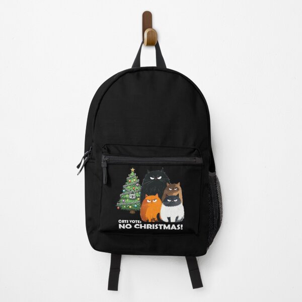 Item preview, Cats Vote NO CHRISTMAS T-Shirt | Funny Sarcastic Cat Lover Gift designed and sold by SylwiaPrint.