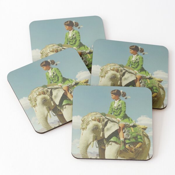 Item preview, Girl in Green Riding an Elephant designed and sold by lautir.