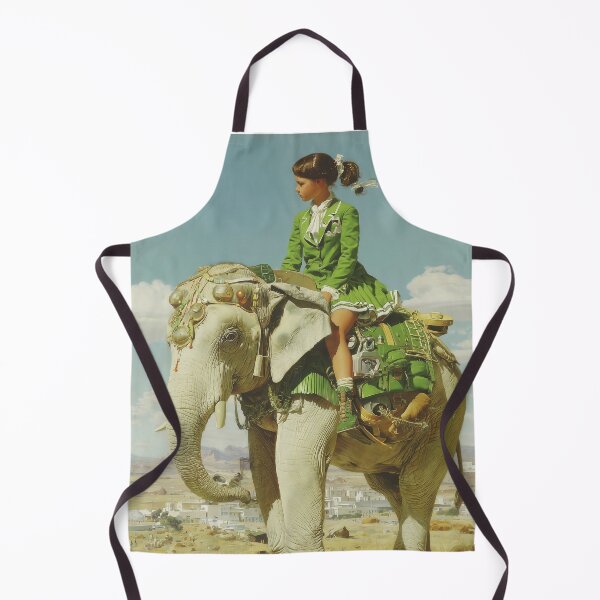 Item preview, Girl in Green Riding an Elephant designed and sold by lautir.