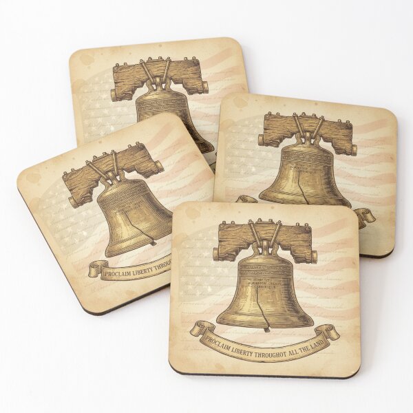Item preview, Liberty Bell, American history, patriotic symbol, vintage drawing designed and sold by Klamat1984.