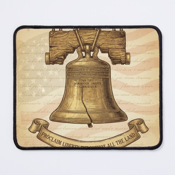 Item preview, Liberty Bell, American history, patriotic symbol, vintage drawing designed and sold by Klamat1984.