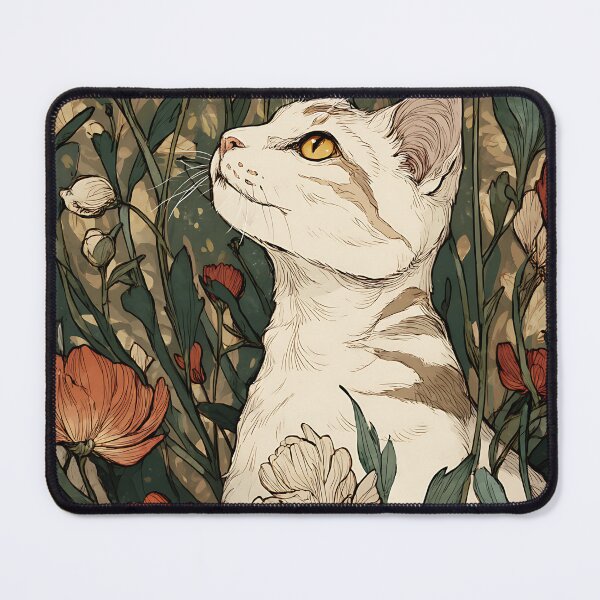 Item preview, Feline Cats and Flowers Garden designed and sold by bapupa.