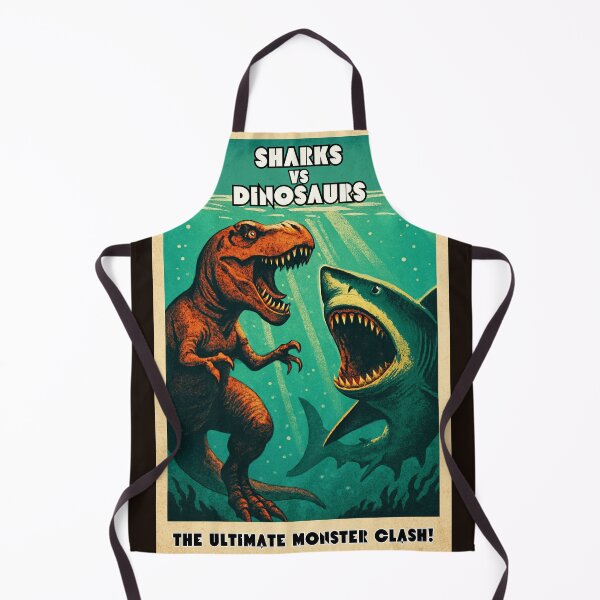 Item preview, Sharks vs Dinosaurs - Creature Feature designed and sold by FilMate.