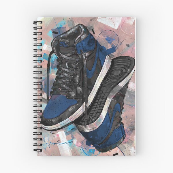 Item preview, Nike air jordan 1 Royal blue artwork designed and sold by GalleryKauffeld.