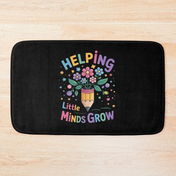 Item preview, Helping Little Minds Grow Flower Elementary School Teacher  designed and sold by RuthGAArt.