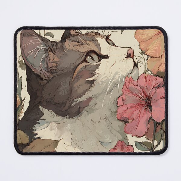 Item preview, Botanical Cats and Flowers Bloom designed and sold by bapupa.