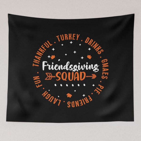 Item preview, Friendsgiving Friends Party Turkey Humor Thankful Squad 90s designed and sold by Daleburuling.