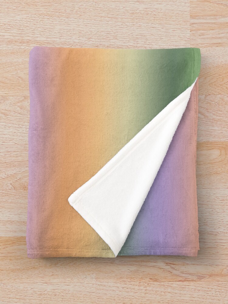 Thumbnail 3 of 6, Throw Blanket, Soft Gradient designed and sold by LittleFishStud.